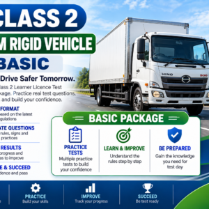 Class 2 | Medium Rigid Vehicle Learner Test | Basic | 5 Tests