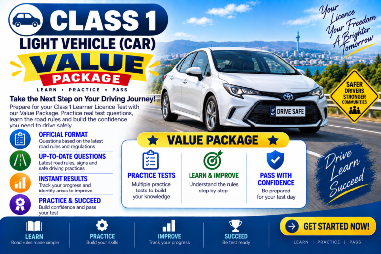 Class 1 | Motor Car, Light Motor Vehicle | Value | 10 Practice Tests